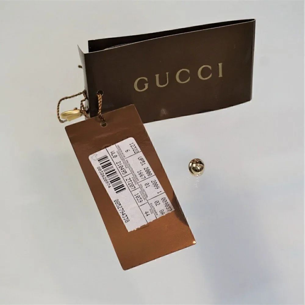 Gucci Replacement Button Gold Color Small Metal Shank Button - Picture 3 of 9